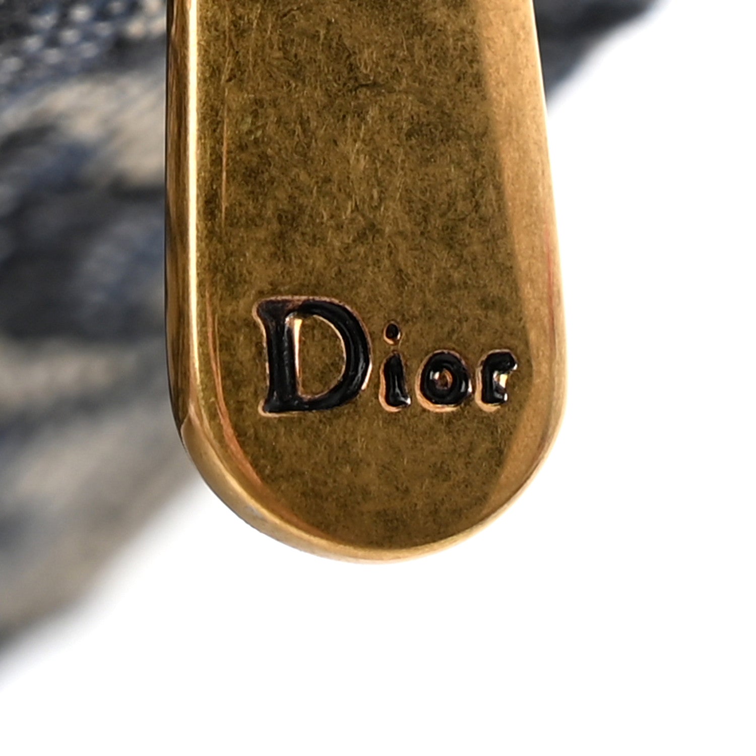 Christian Dior Oblique Dior Pouch Navy Blue 8 of 8
