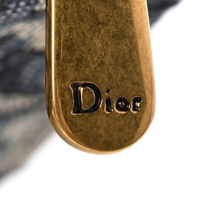 Christian Dior Oblique Dior Pouch Navy Blue 8 of 8