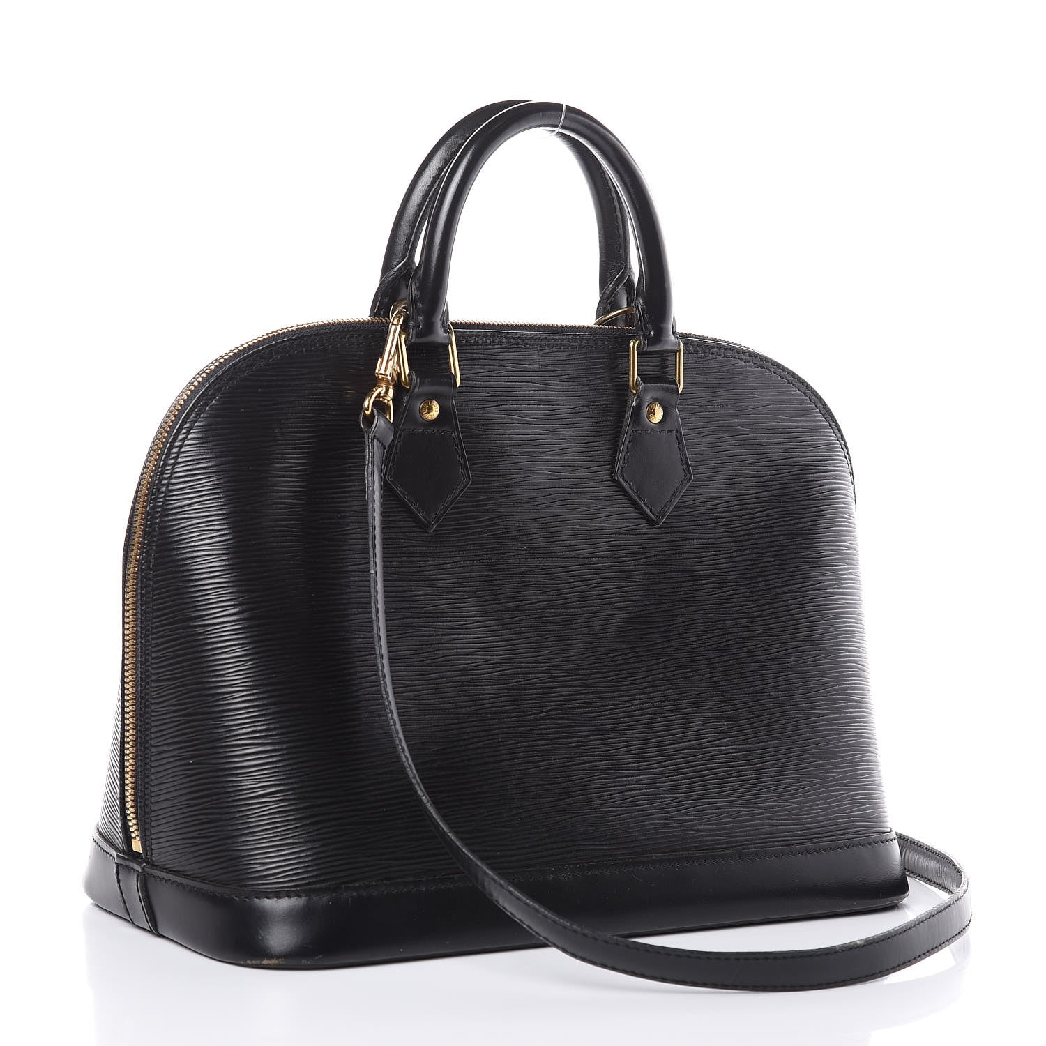 Louis Vuitton Epi Alma PM Black 3 of 13