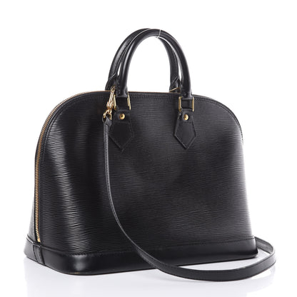 Louis Vuitton Epi Alma PM Black 3 of 13