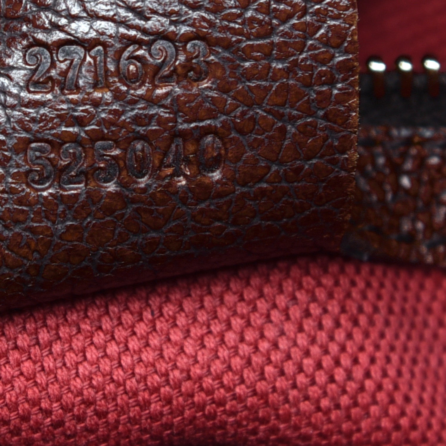Gucci Fabric Pied De Poule Medium Seventies Web Boston Brown 7 of 10