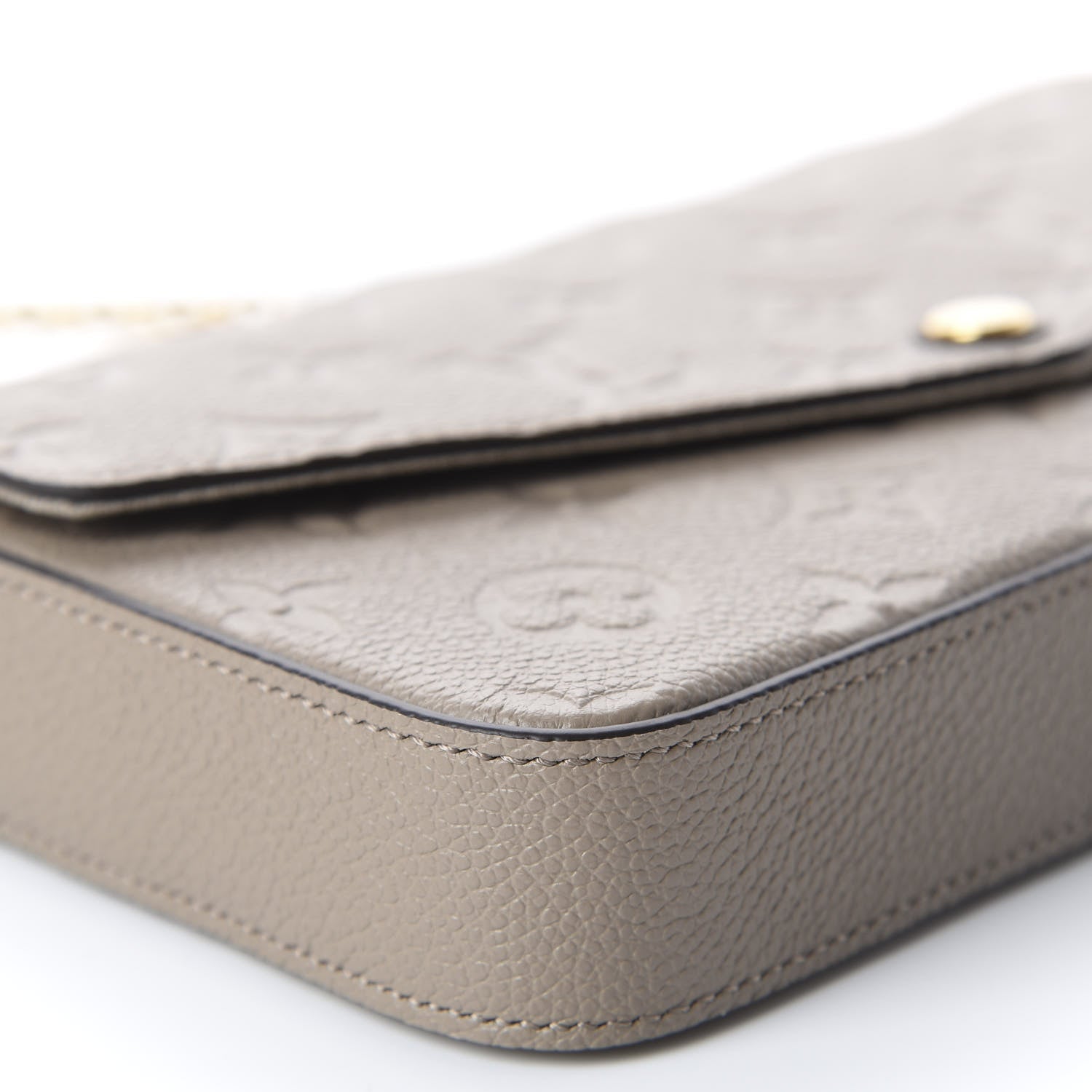 Louis Vuitton Empreinte Pochette Felicie Chain Wallet Tourterelle 5 of 10