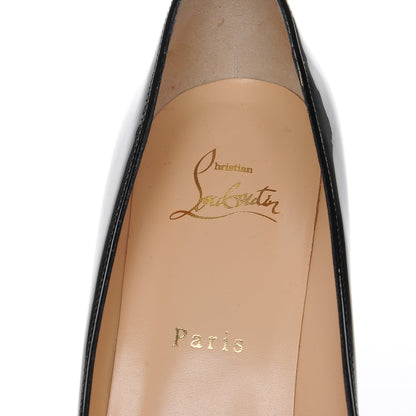 Christian Louboutin Patent Bianca 120 Pumps 38.5 Black 7 of 7