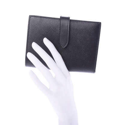 Celine Grained Calfskin Medium Multifunction Strap Wallet Black 2 of 7