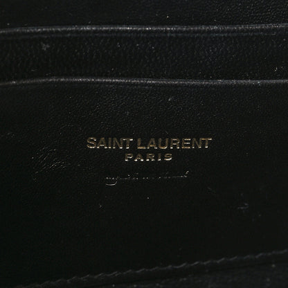 Saint Laurent Grain De Poudre Matelasse Monogram Mini Lou Camera Bag Dark Beige 6 of 8