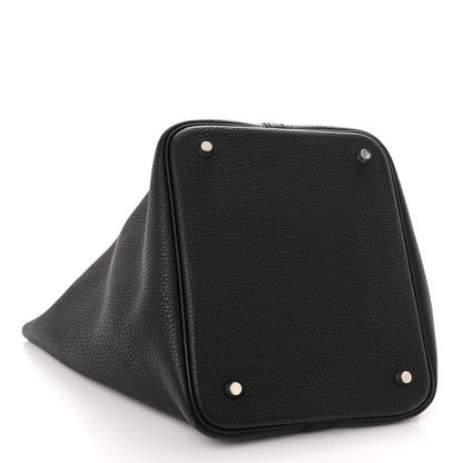 Hermes Taurillon Clemence Picotin Lock 22 MM Black 4 of 11