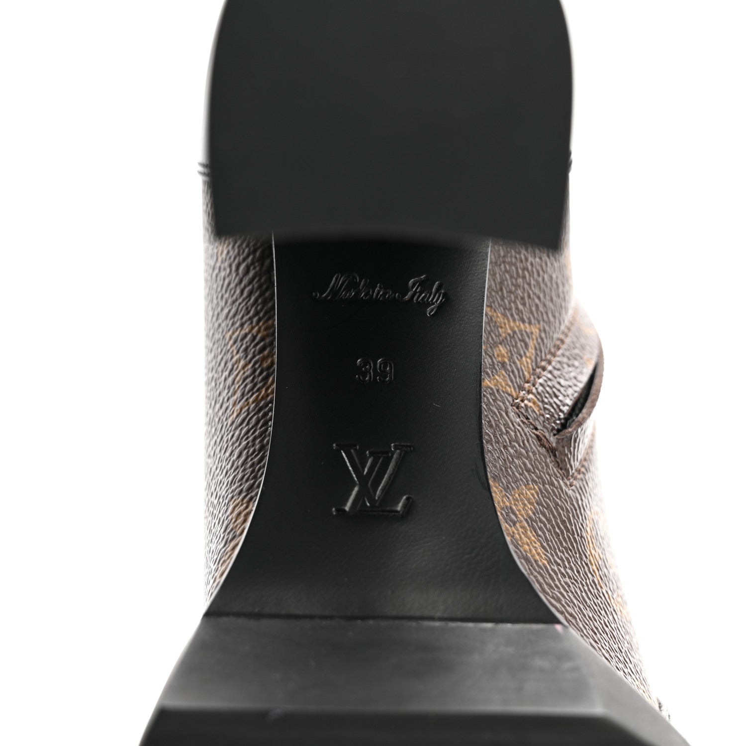 Louis Vuitton Patent Calfskin Monogram Star Trail Ankle Boots 39 Black 7 of 9