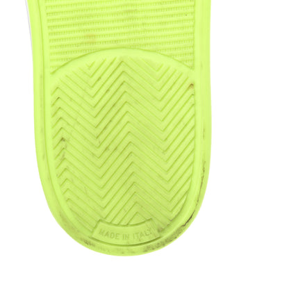 Chanel Calfskin Womens Logo Sneakers 40.5 White Yellow 7 of 8