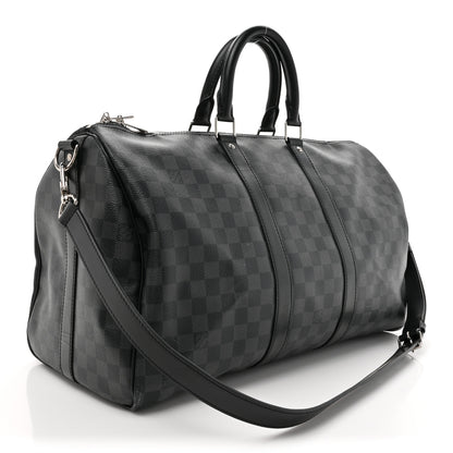Louis Vuitton Damier Graphite Keepall Bandouliere 45 3 of 13