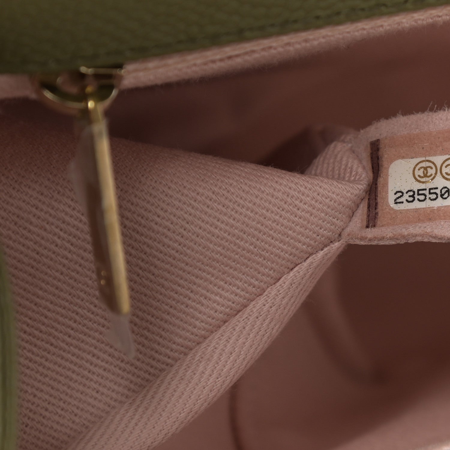 Chanel Caviar Quilted New Medium Boy Flap Khaki 6 of 14