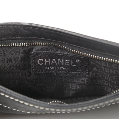 Chanel Lambskin Lax Pochette Black 5 of 11