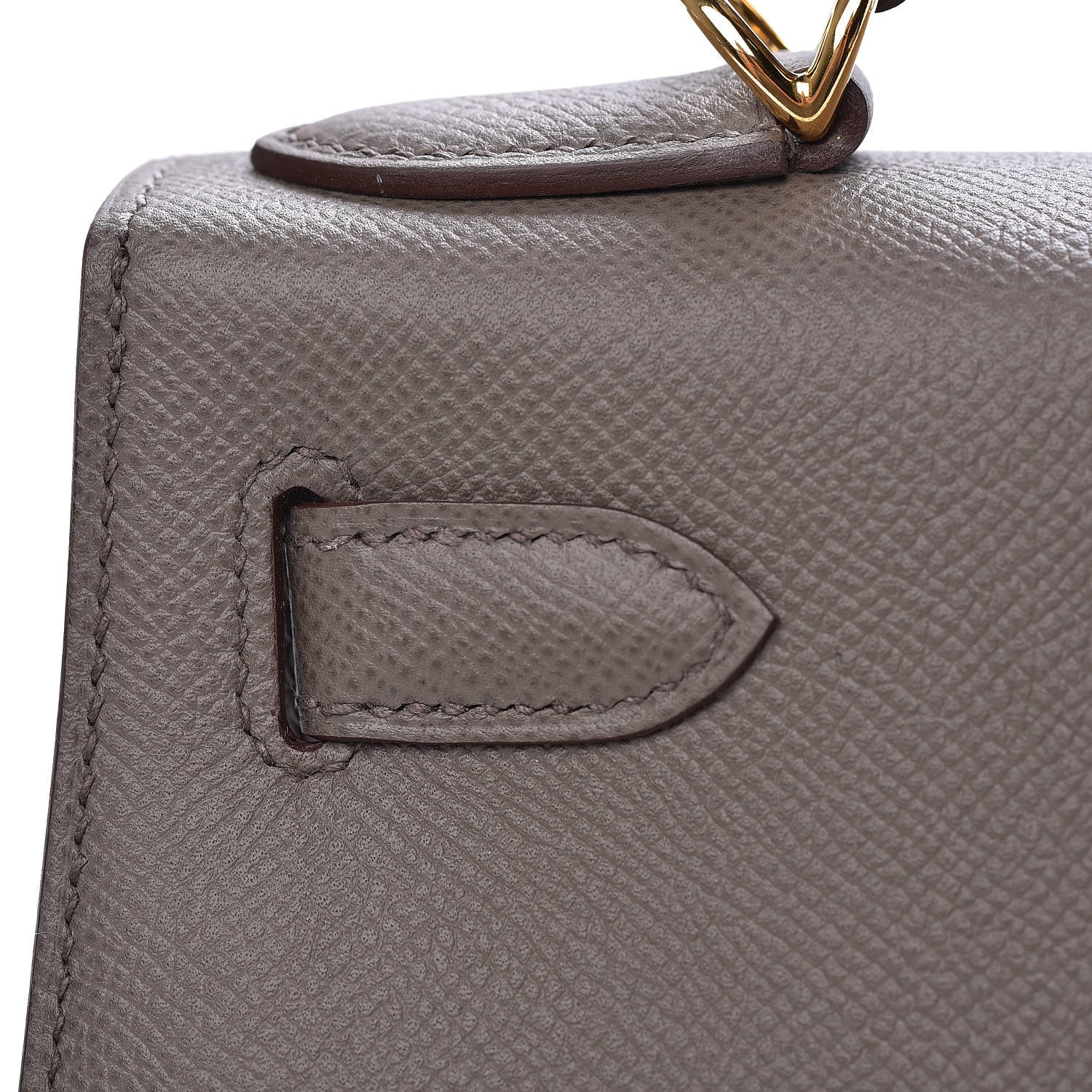 Hermes Epsom Kelly Sellier 28 Etain 28 of 37