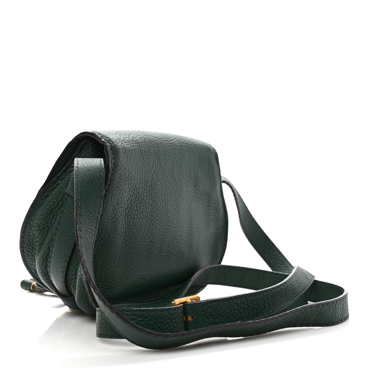Calfskin Mini Marcie Round Crossbody Bag Rainforest