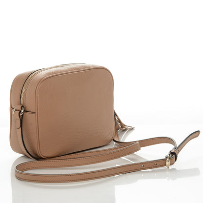 Gucci Pebbled Calfskin Small Soho Disco Bag Camelia 3 of 7