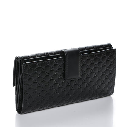 Gucci Microguccissima Continental Flap Wallet Black 3 of 8