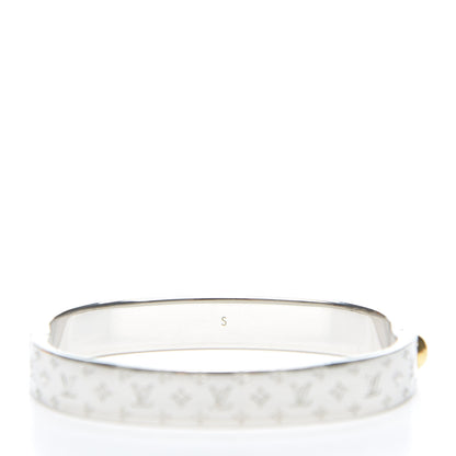 Louis Vuitton Palladium Monogram Nanogram Cuff S 4 of 6