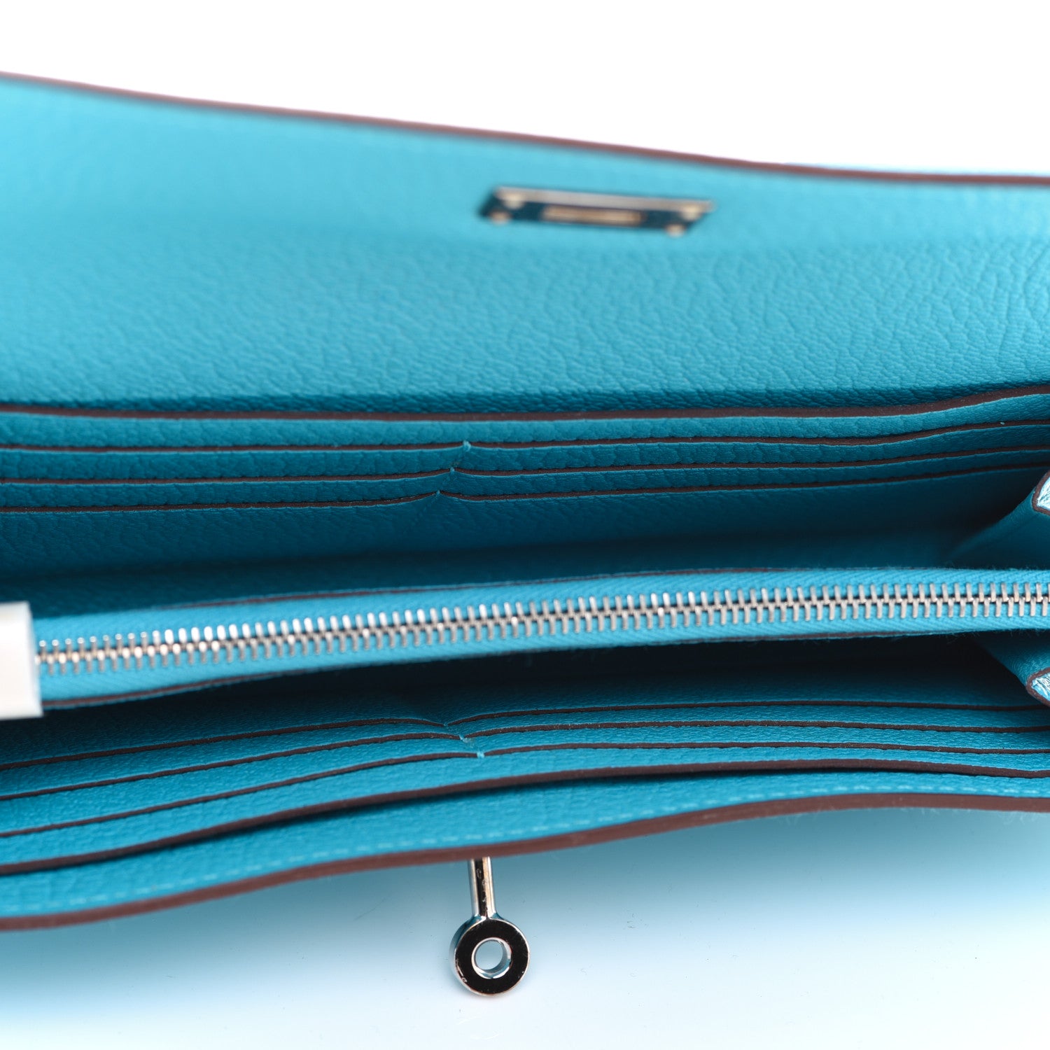 Hermes Chevre Mysore Kelly Longue Wallet 5 of 8