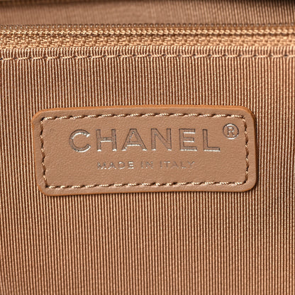 Chanel Wool Felt Large Deauville Tote Grey Beige 6 of 10