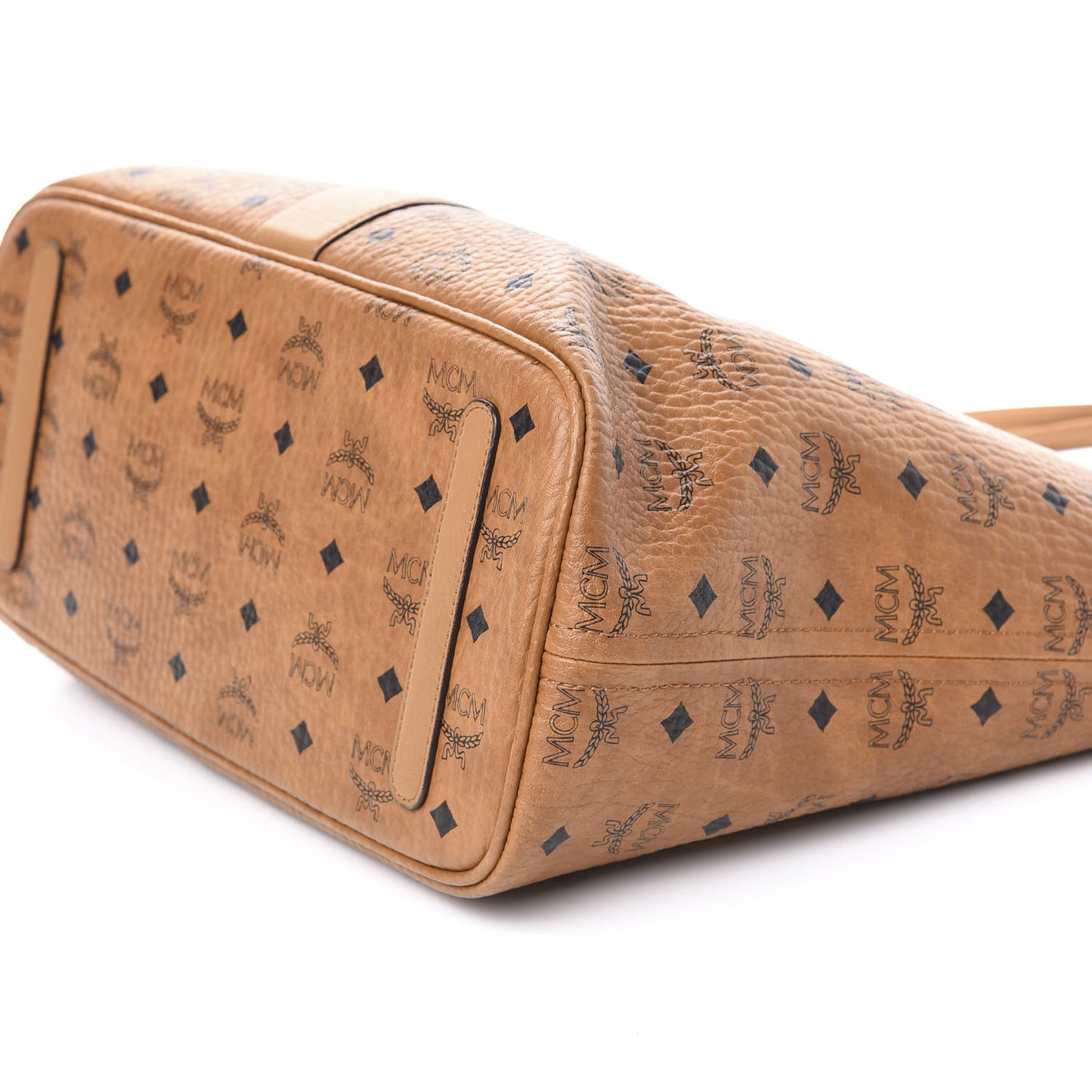 Visetos Medium Liz Reversible Shopper Tote Cognac