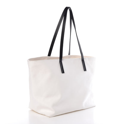 Versace Canvas Logo Tote Black White 3 of 10