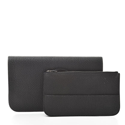 Hermes Togo Dogon Duo Wallet Black 3 of 12