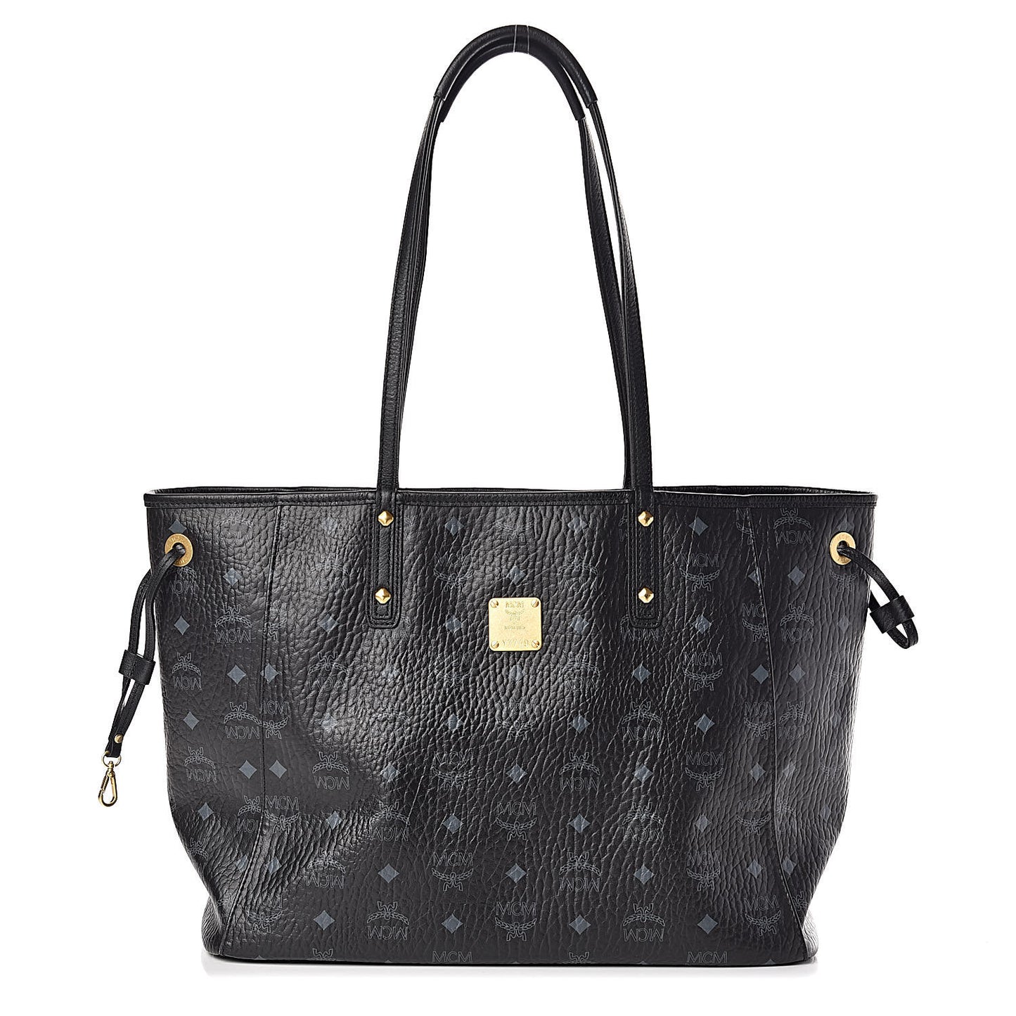 Visetos Medium Project Reversible Shopper Tote Black