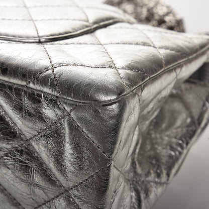 Chanel Metallic Aged Calfskin Quilted 2.55 Reissue 228 Flap Silver 11 of 11