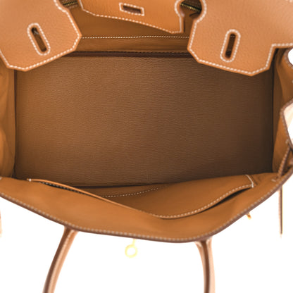 Hermes Togo Birkin 30 Gold 5 of 11