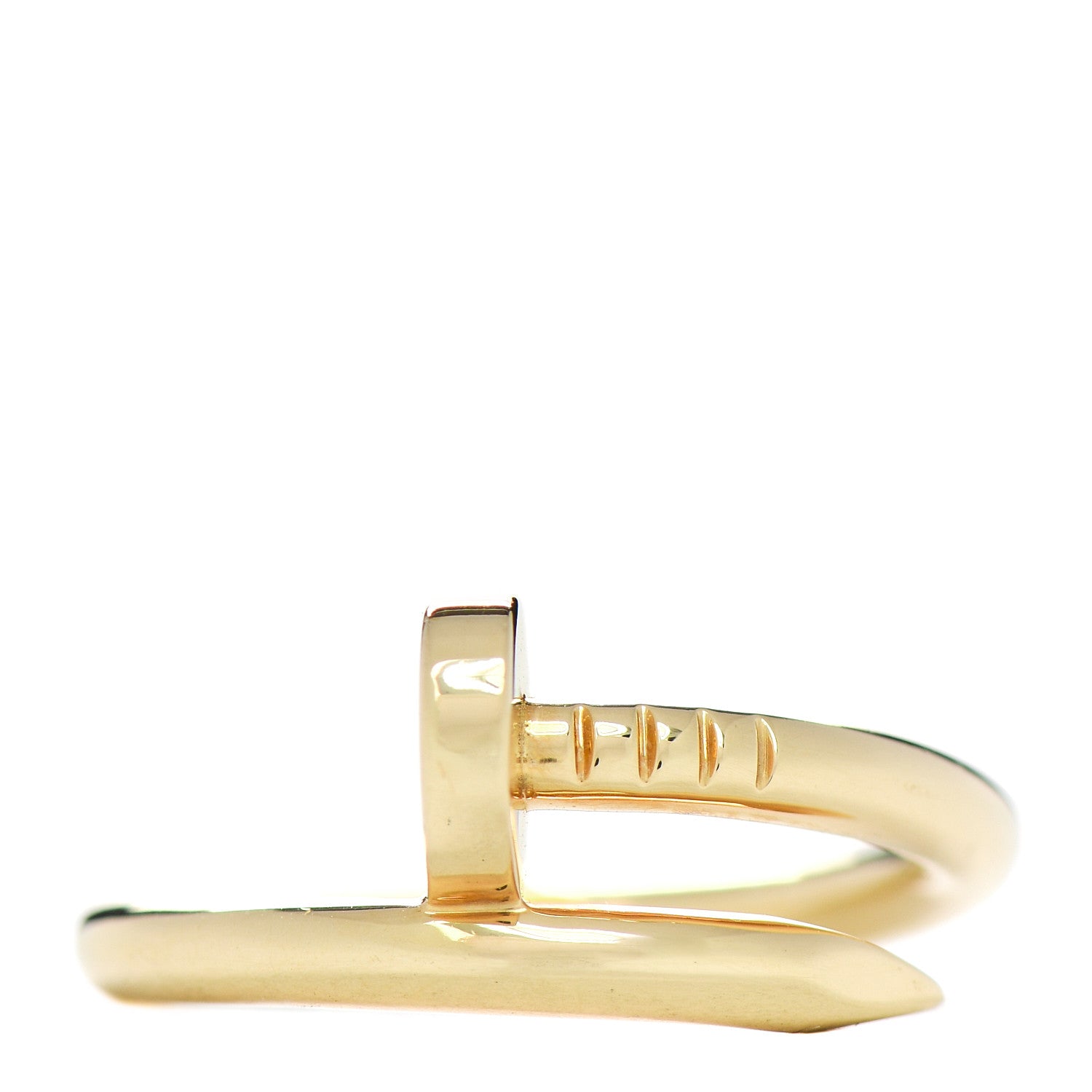 Cartier 18K Yellow Gold Juste Un Clou Ring 55 7.25 1 of 5
