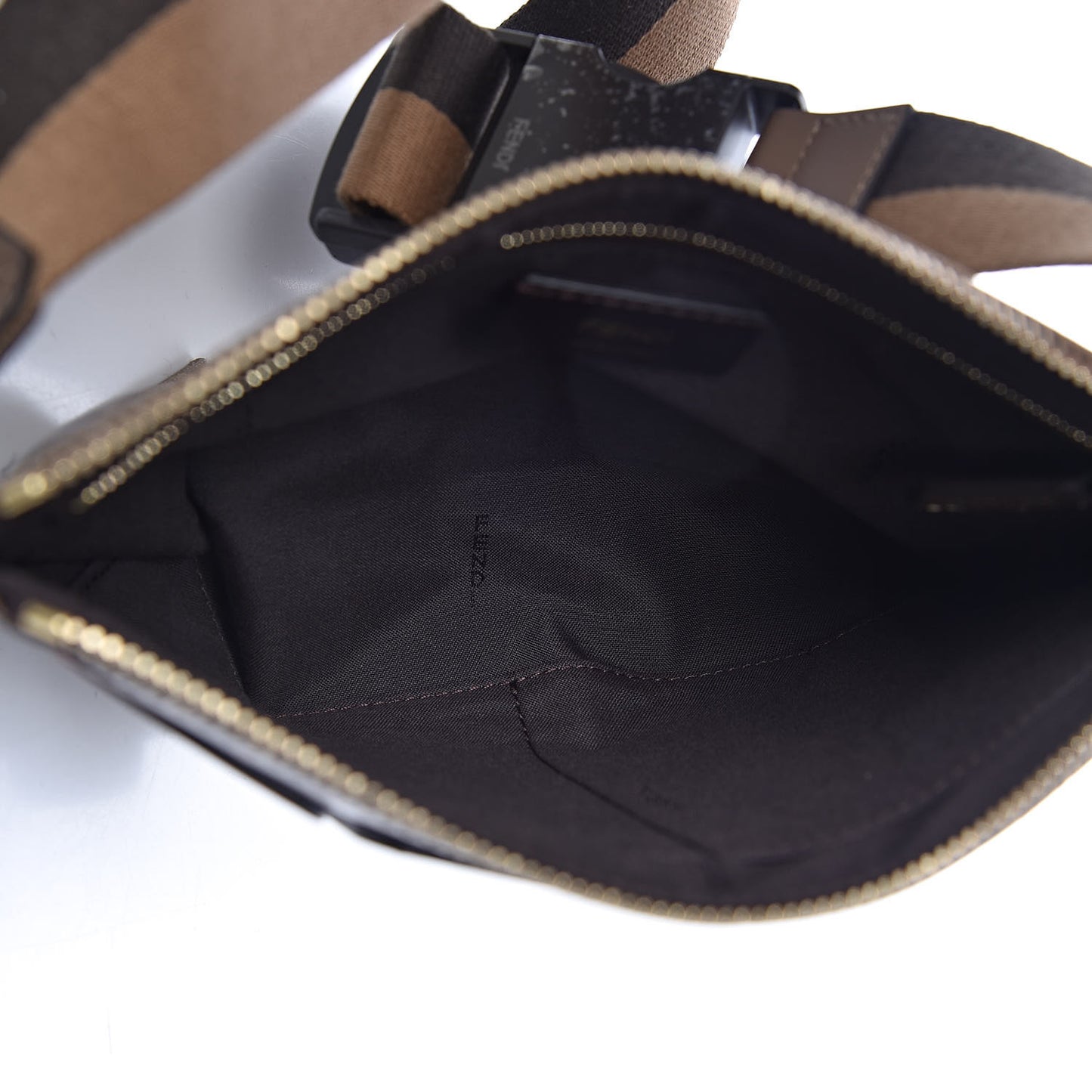 X FILA Glazed Fabric Vitello Century FF 1974 Mania Crossbody Messenger Mogano Panna Blueberry