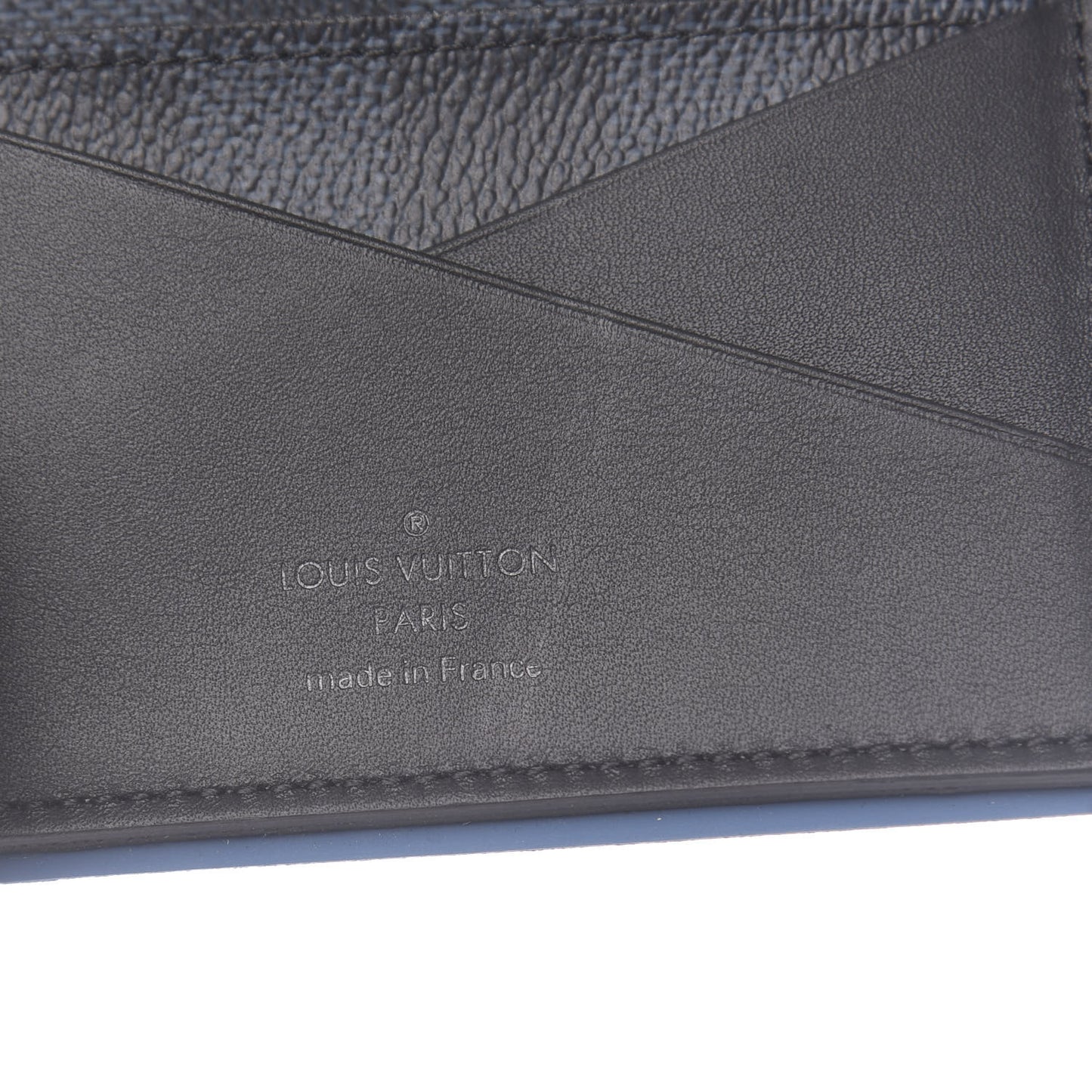 Damier Graphite Pocket Organizer Blue