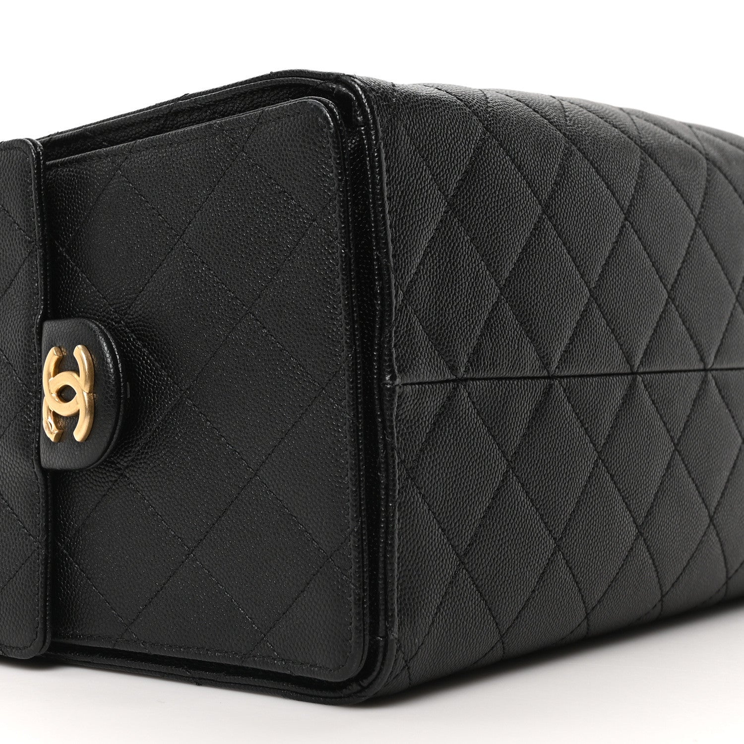 Chanel Caviar Quilted Medium Chanel 25 Handbag Black 10 of 11