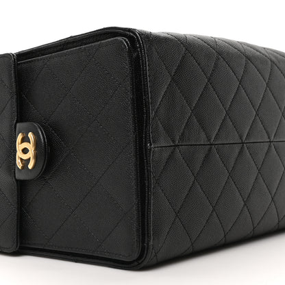 Chanel Caviar Quilted Medium Chanel 25 Handbag Black 10 of 11