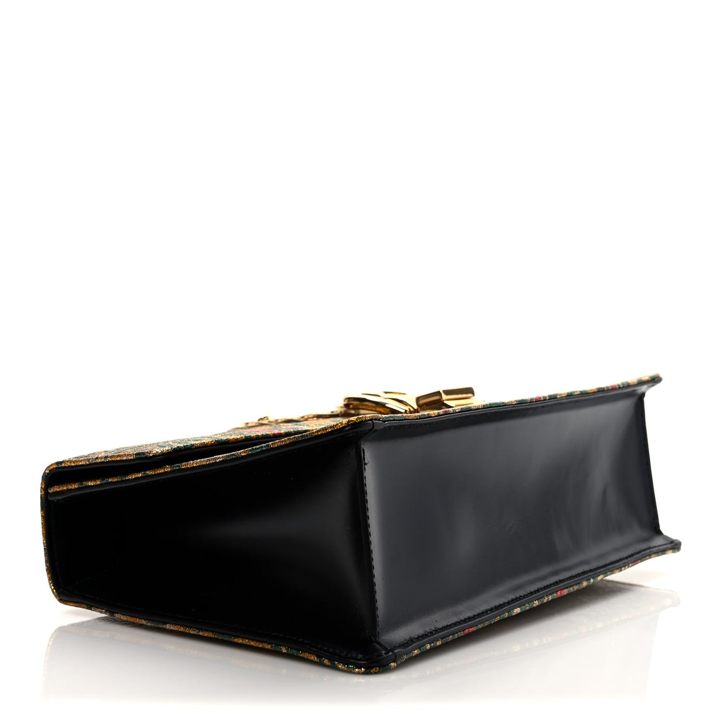 Iridescent Brocade Small Sylvie Shoulder Bag Gold