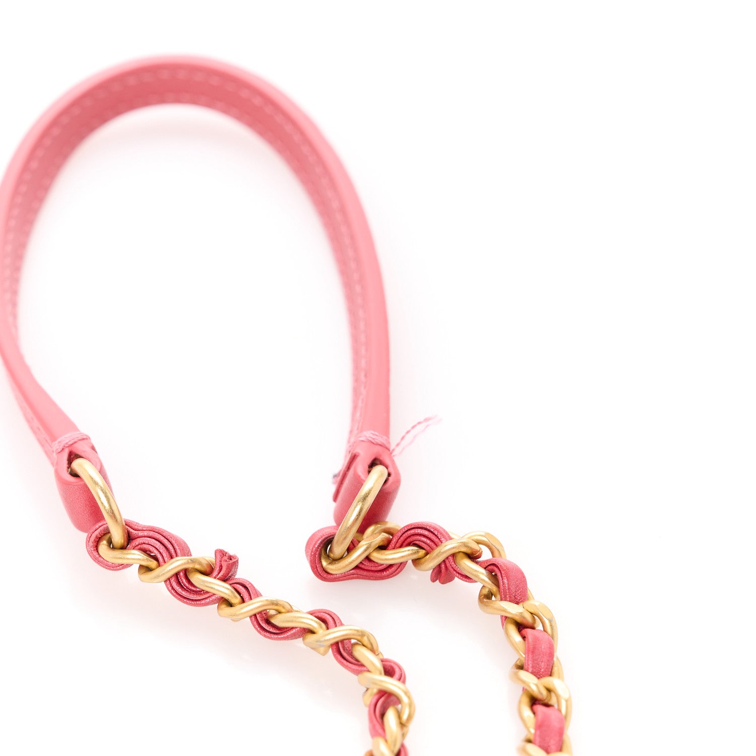 Chanel Metallic Calfskin Quilted Top Handle Flap Dark Pink 12 of 12