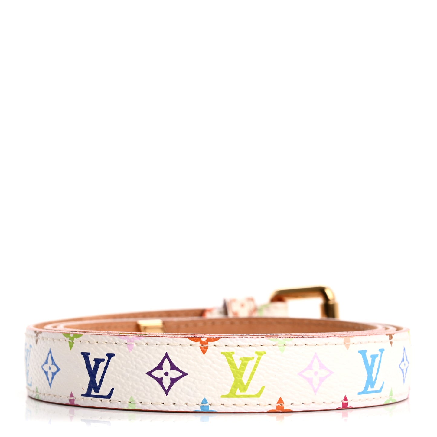 Monogram Multicolor Belt 90 36 White