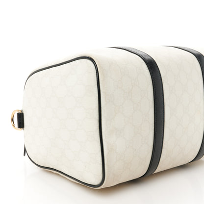 Gucci GG Plus Monogram Medium Joy Boston White Black 11 of 12