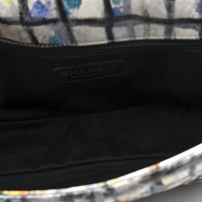 Chanel Calfskin Hand Painted Graffiti Flap Multicolor 5 of 10