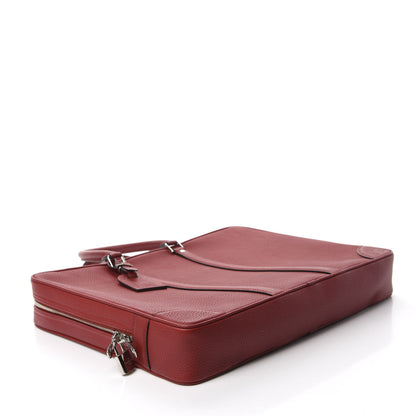 Louis Vuitton Taurillon Porte-Documents Voyage Rouge 4 of 11