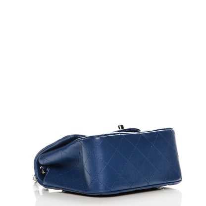 Chanel Lambskin Quilted Mini Square Flap Blue 4 of 8