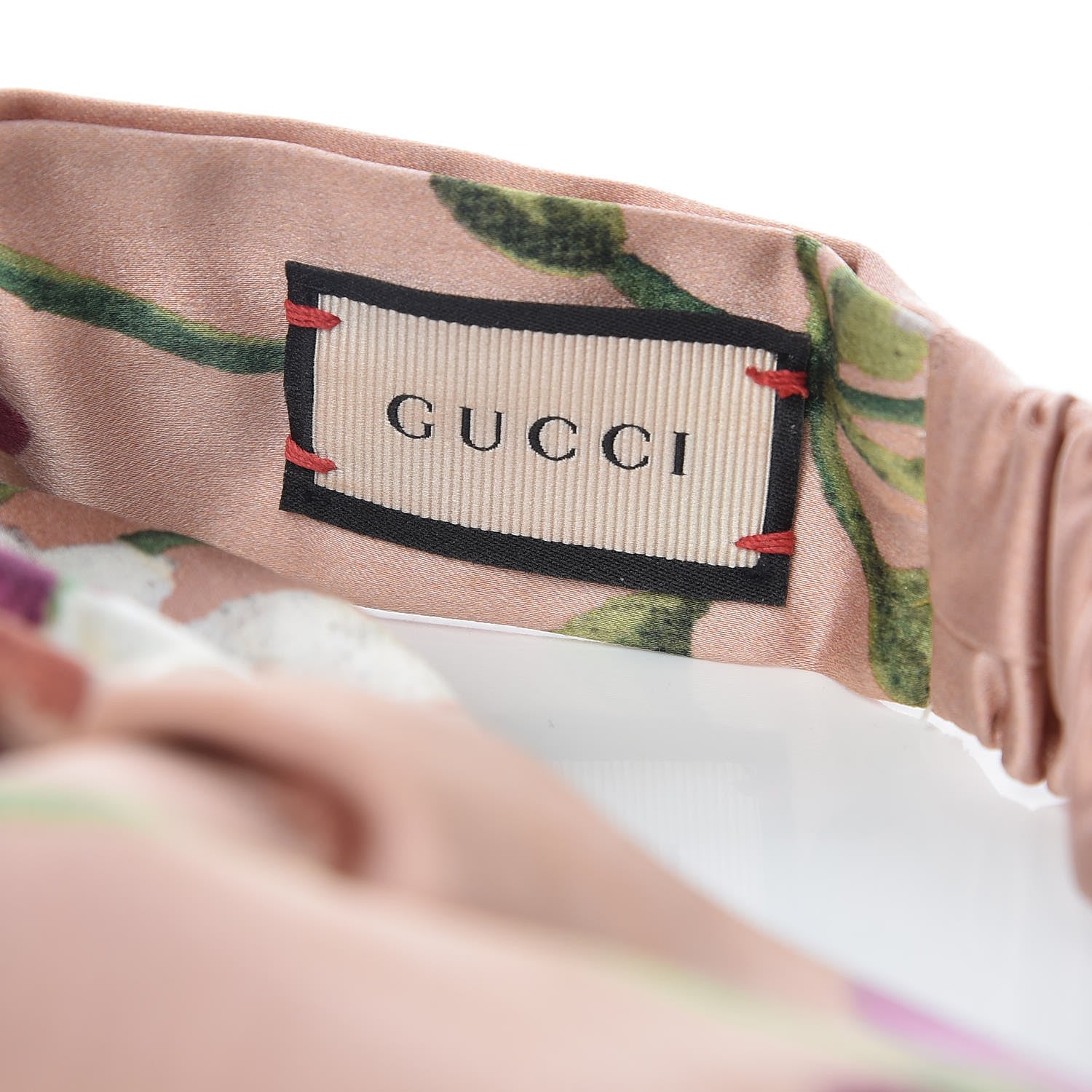 Gucci Silk Blooms Print Headband Pink 4 of 6