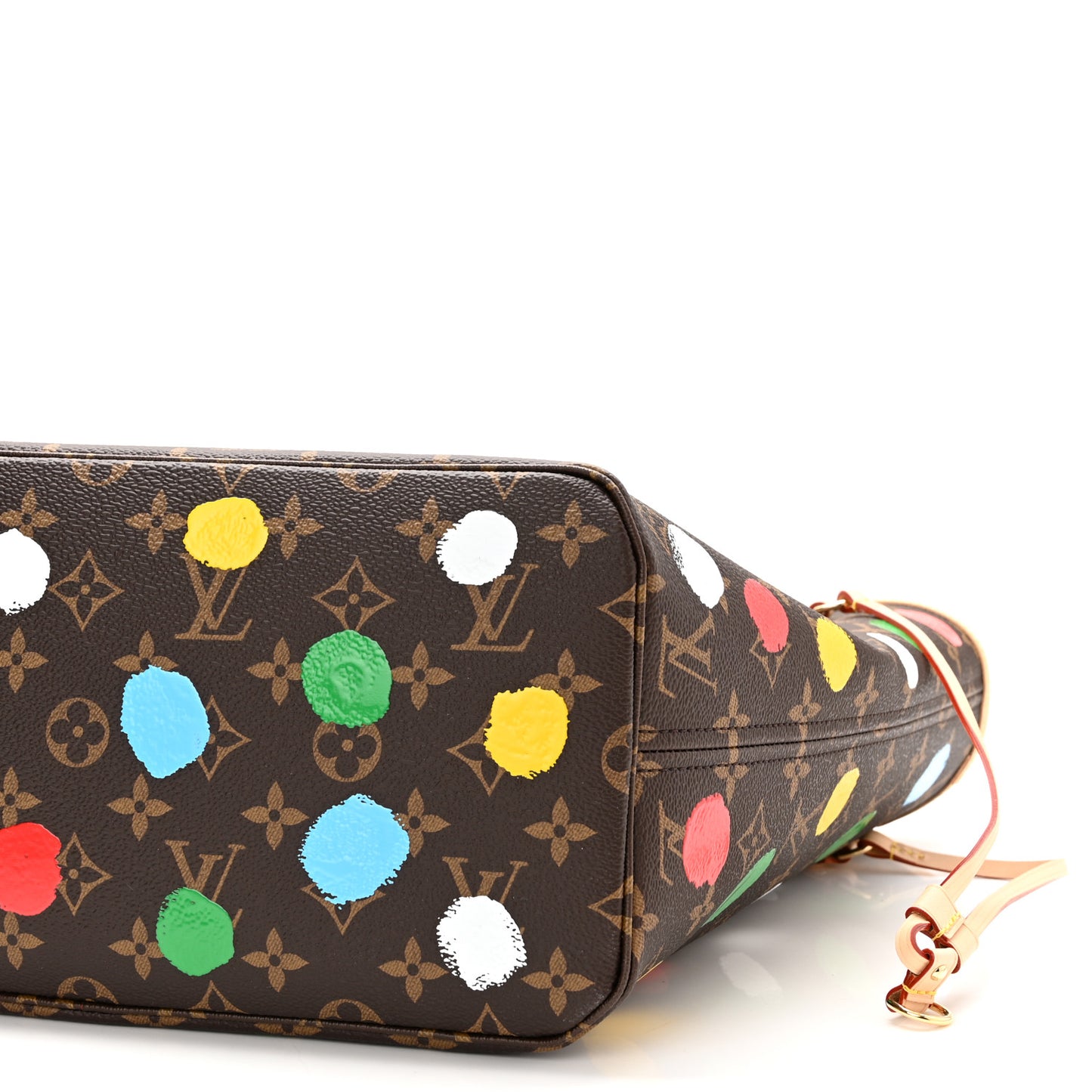 LV X YK Monogram Dots Neverfull MM