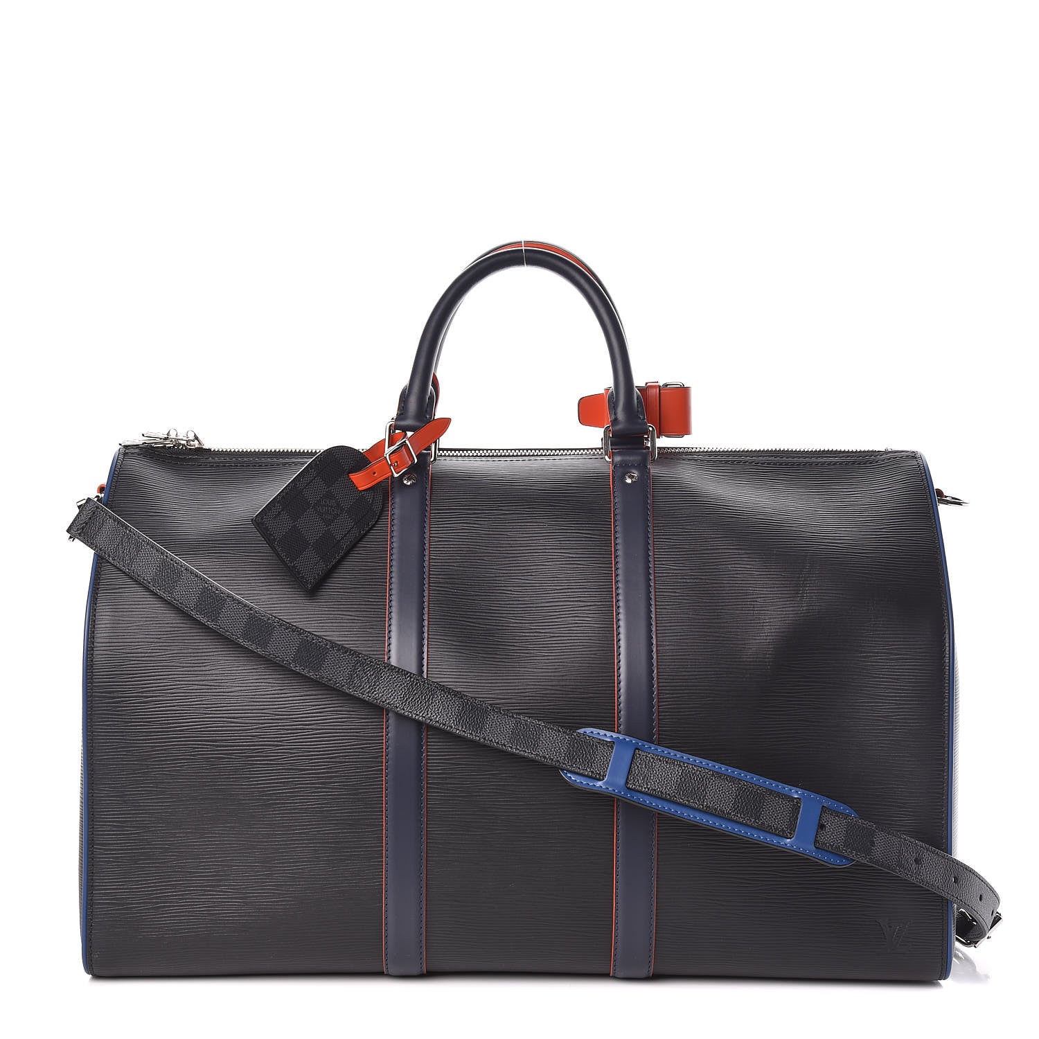 Louis Vuitton Epi Damier Graphite Keepall 50 Black 1 of 10