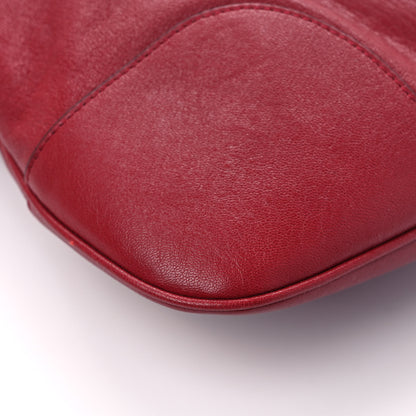 Gucci Sakai Be Green Calfskin Horsebit 1955 Cinch Top Messenger Bag New Cherry Red 10 of 11