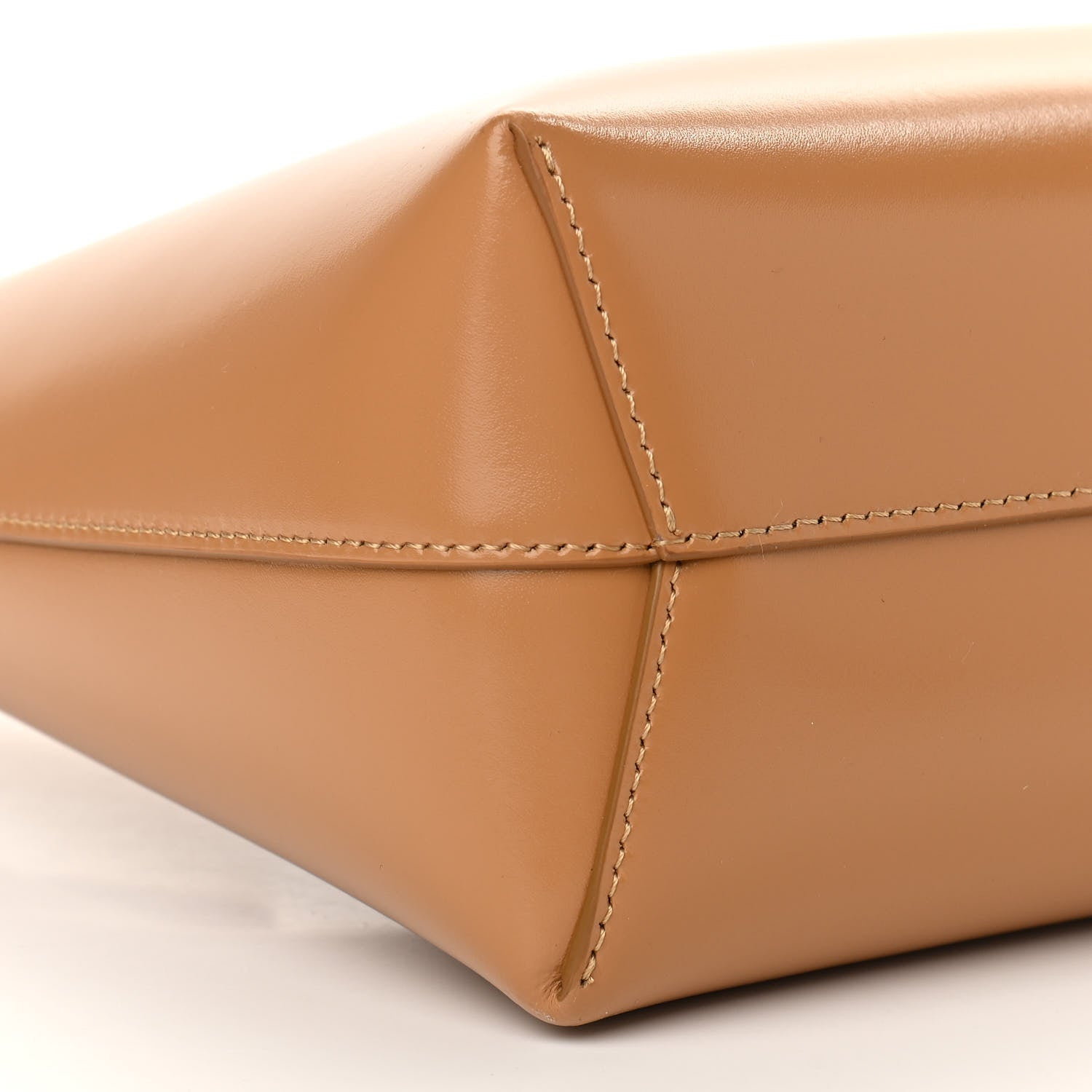 Mansur Gavriel Polished Calfskin Mini Candy Bag Caramel 8 of 9