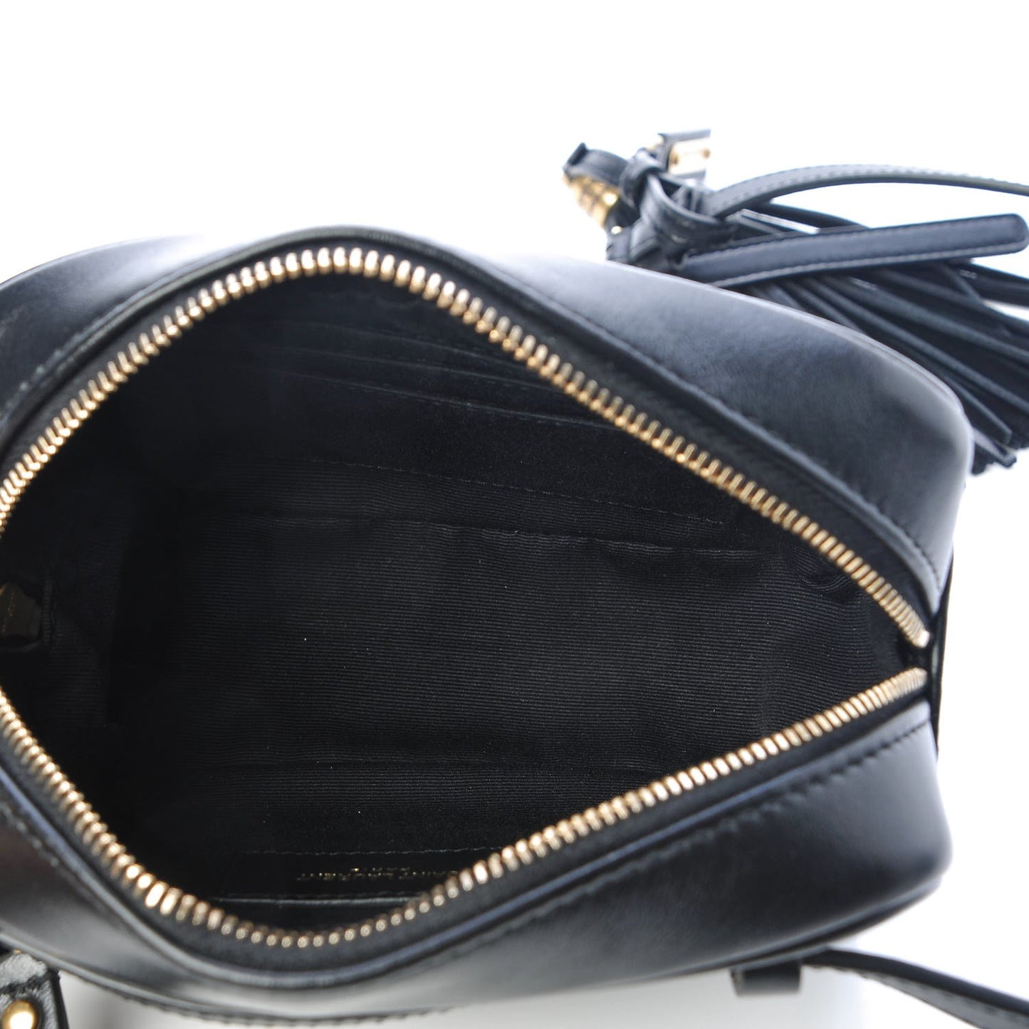 Calfskin Matelasse Monogram Lou Belt Bag Black