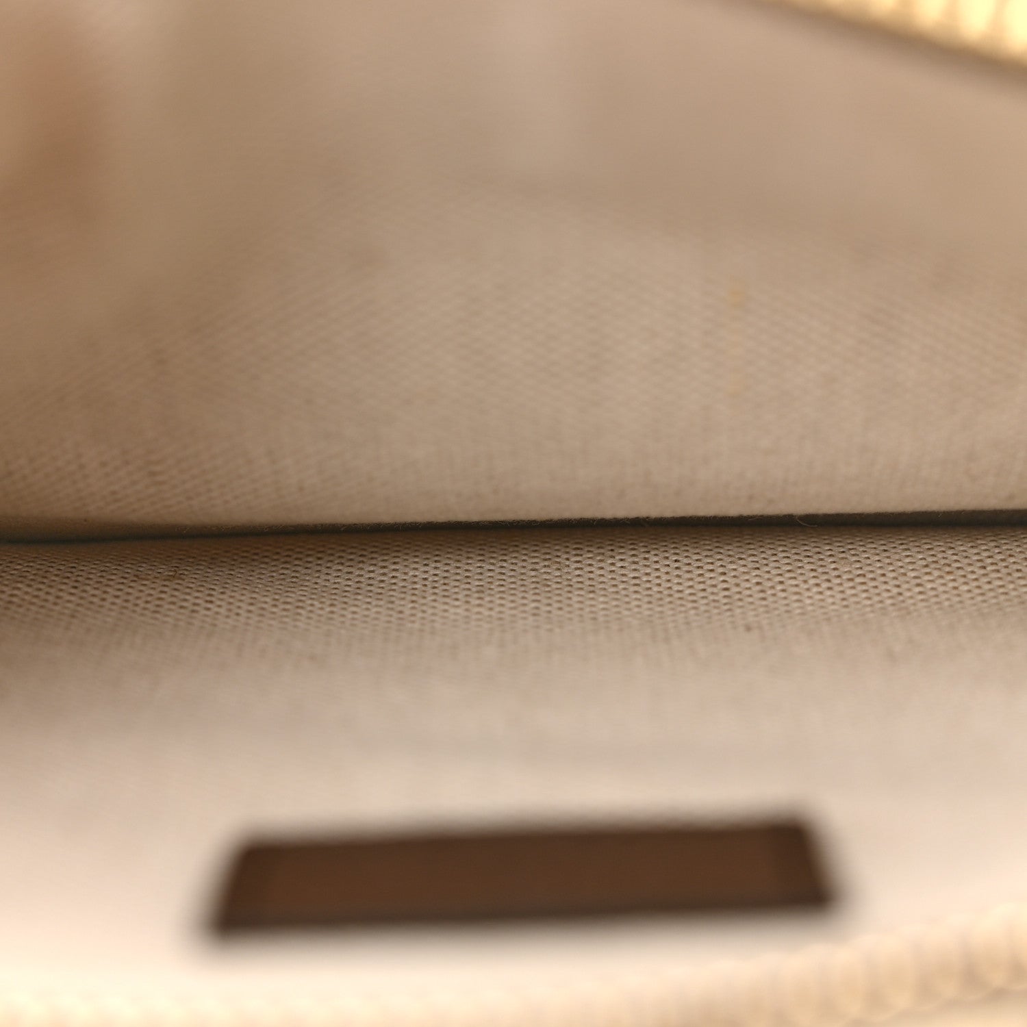 Gucci GG Supreme Monogram Textured Dollar Calfskin Blondie Belt Bag Beige Ebony New Acero 5 of 12