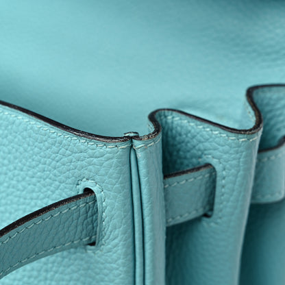 Hermes Togo Kelly Retourne 28 Bleu Atoll 15 of 18