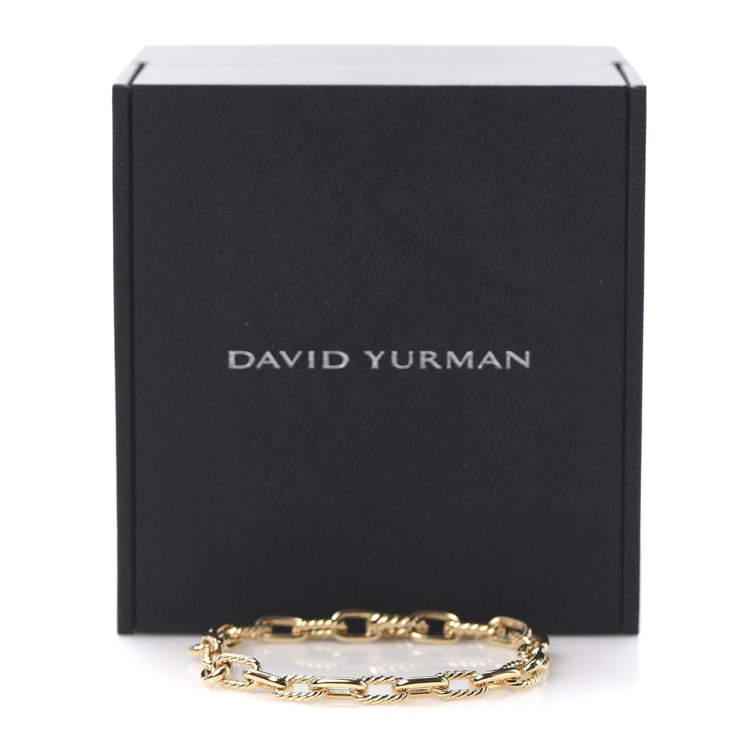 David Yurman 18K Yellow Gold 6mm Madison Classic Chain Bracelet 6 of 6