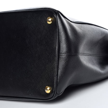 Prada Saffiano Large Galleria Double Zip Tote Black 6 of 12